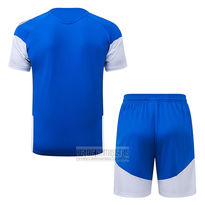 Chandal del Juventus Manga Corta 2026-2027 Azul - Pantalon Corto